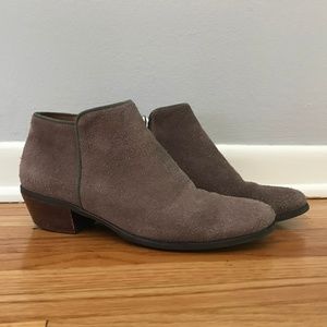 Crown Vintage Dark Taupe Suede Ankle Boots/Booties
